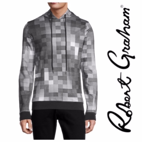 NWT ROBERT GRAHAM CONSAUL COTTON HOODIE
